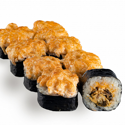 Запеченный ролл с Мидиями