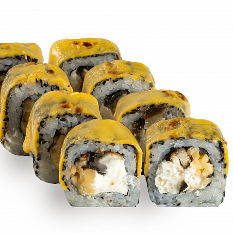 Запеченный ролл Три Сыра