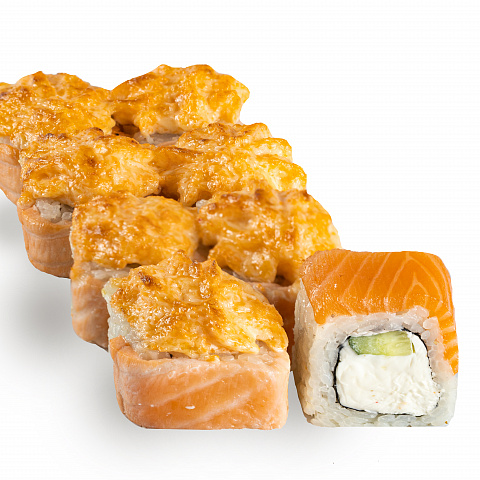 Запеченный ролл Филадельфия